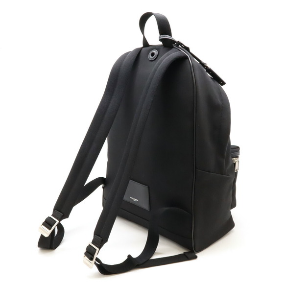 Saint Laurent City Black Backpack Nylon Leather - Picture 1 of 8